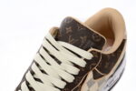 Louis Vuitton x Nike Air Force 1 Coffee - Image 2