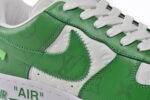 Louis Vuitton x Nike Air Force 1 White Green - Image 4