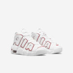 Nike Air Uptempo- White Varsity Red - Image 2