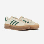 Adidas Gazzelle Bold - Beige Collegiate Green - Image 2