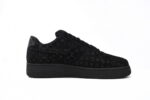 Louis Vuitton x Nike Air Force 1 All Black - Image 4