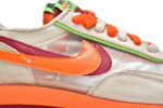 CLOT x Sacai x Nike LDWaffle Orange Blaze - Image 3