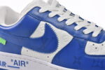 Louis Vuitton x Nike Air Force 1 White Blue - Image 2